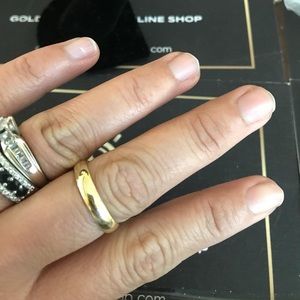 100% Real Gold in 18k wedding ring